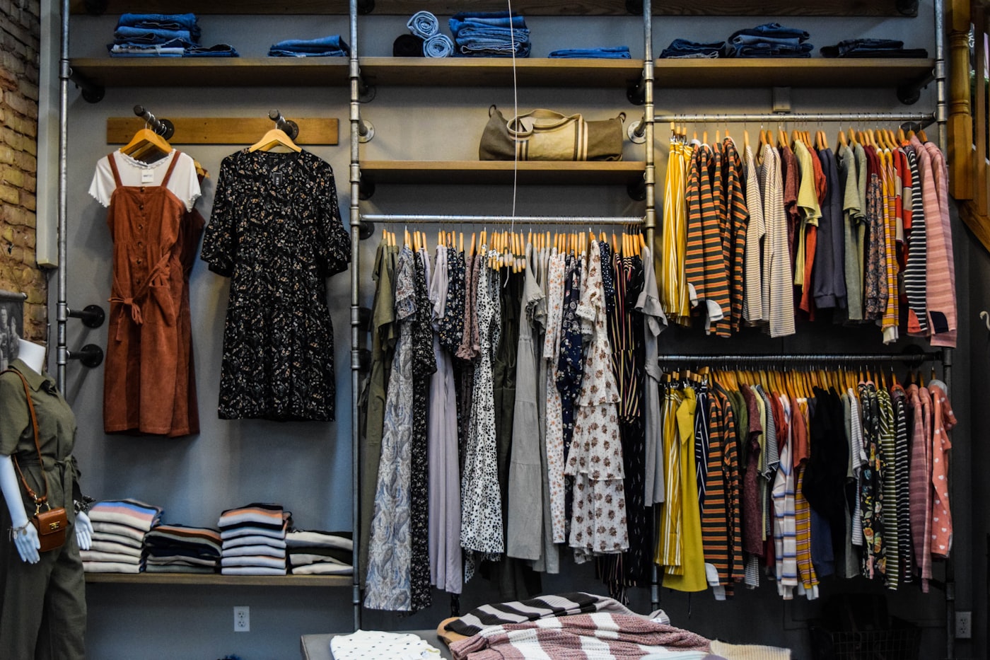 Womenswear wall